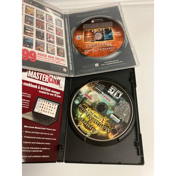 Mystery of Mortlake Mansion, Agatha Chrisitie PC GAMES Puzzles VTG Cosmi LOT (2) - Picture 4 of 4